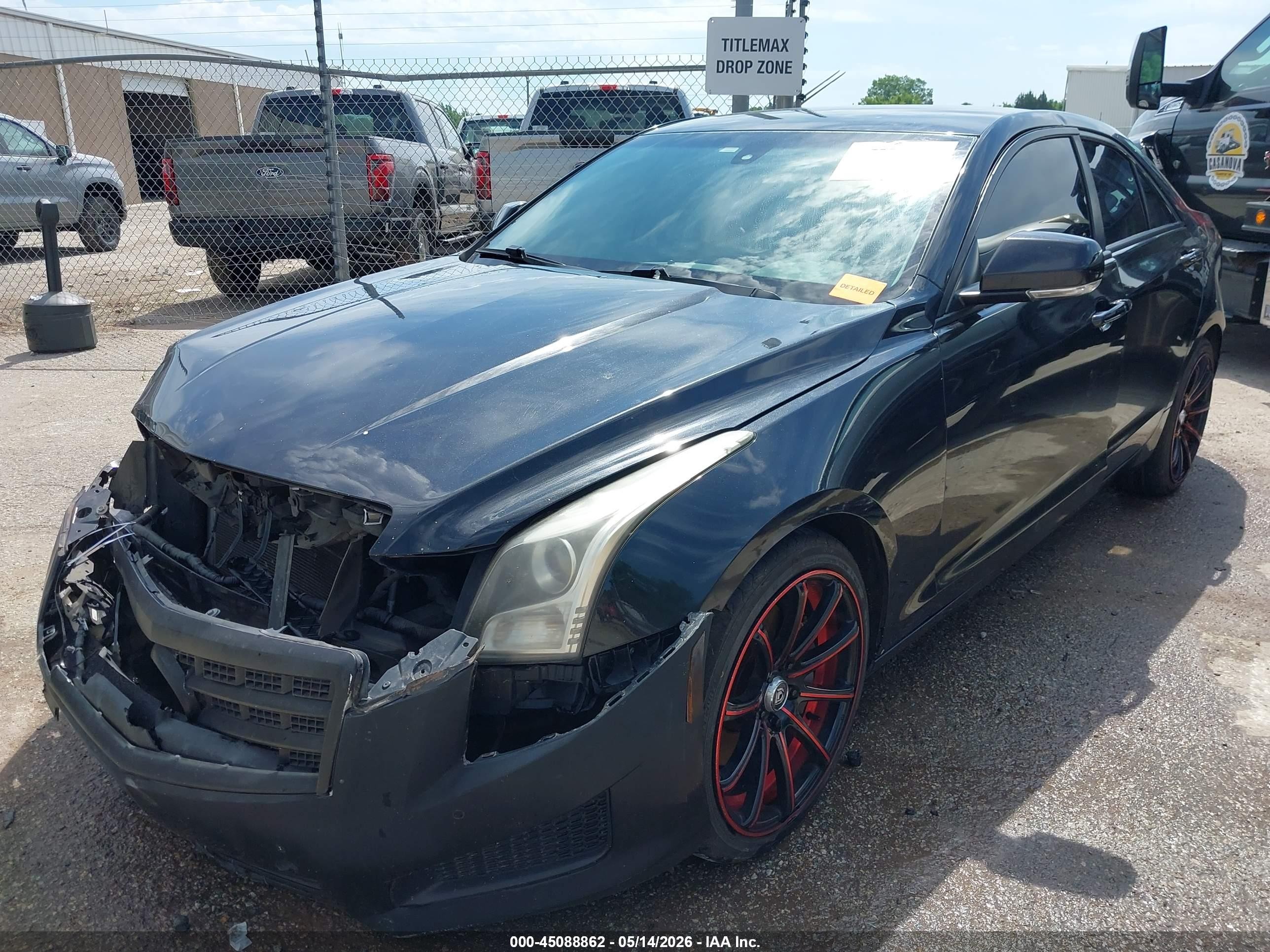 2013 Cadillac Ats Luxury Black vin: 1G6AB5RXXD0134437