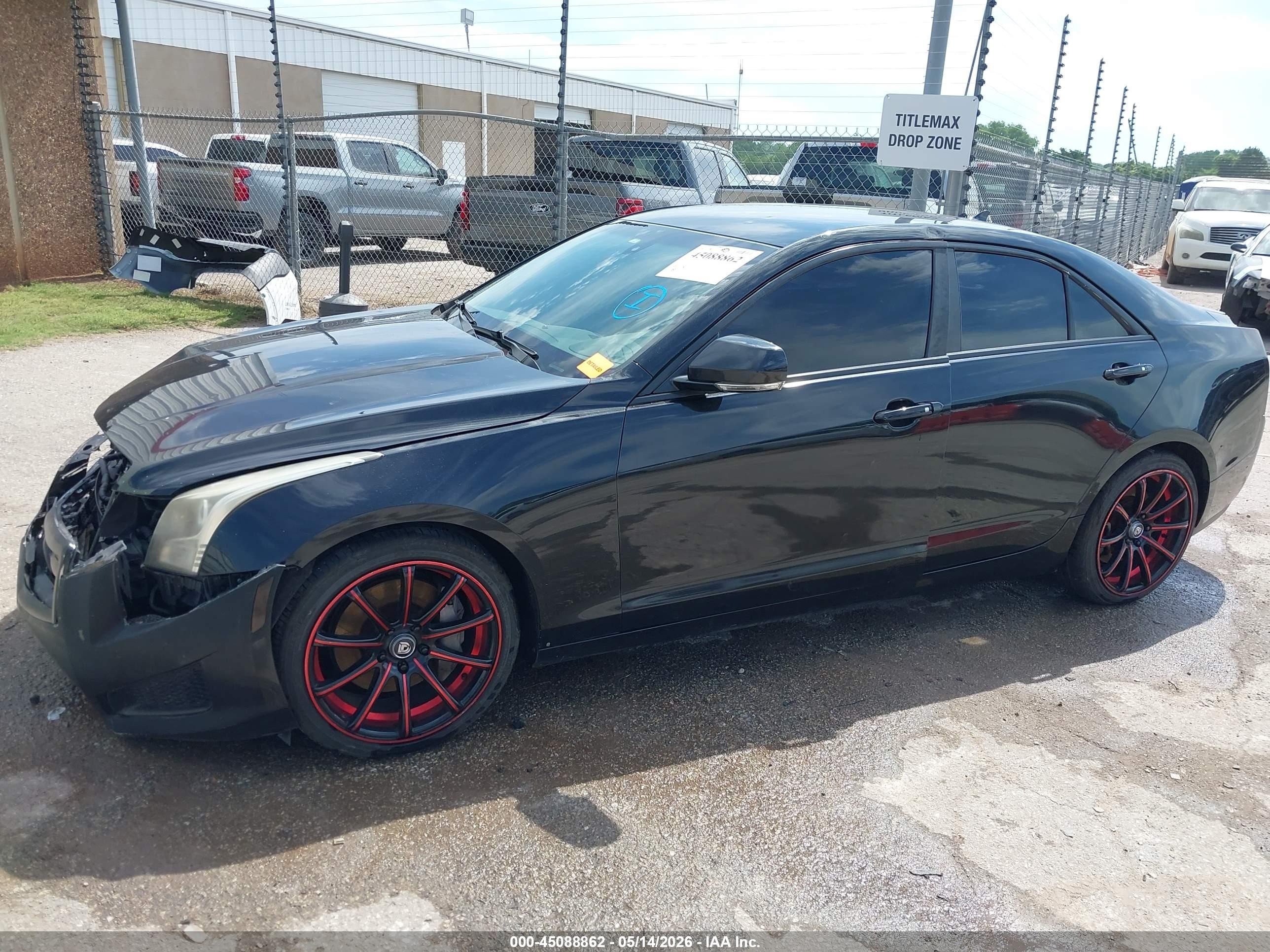2013 Cadillac Ats Luxury Black vin: 1G6AB5RXXD0134437