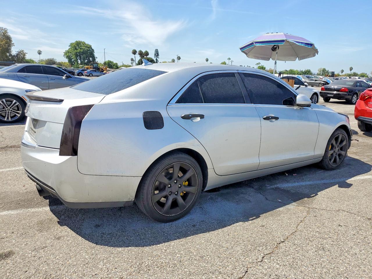 2013 Cadillac Ats Luxury Silver vin: 1G6AB5RXXD0168250