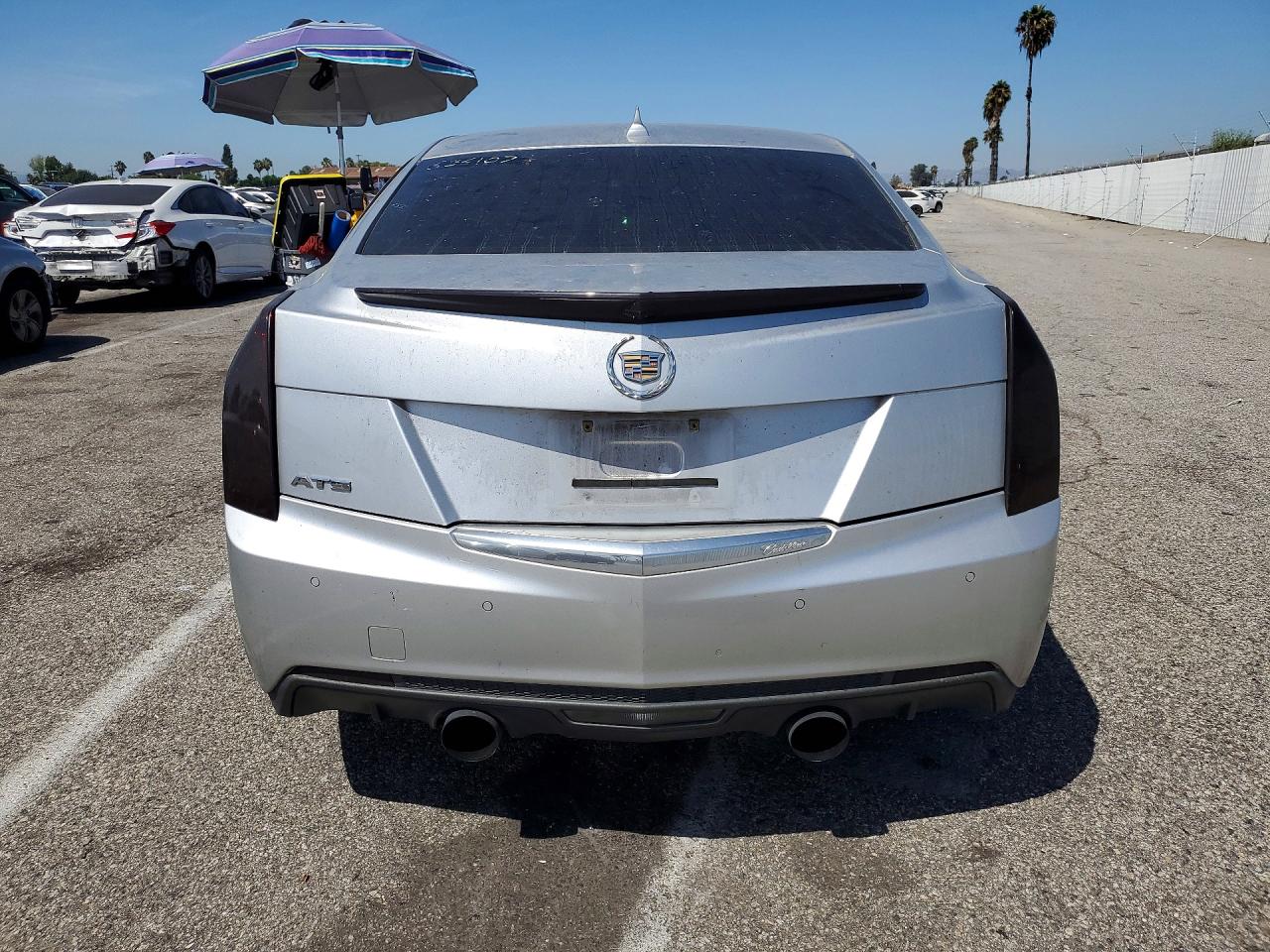 2013 Cadillac Ats Luxury Silver vin: 1G6AB5RXXD0168250