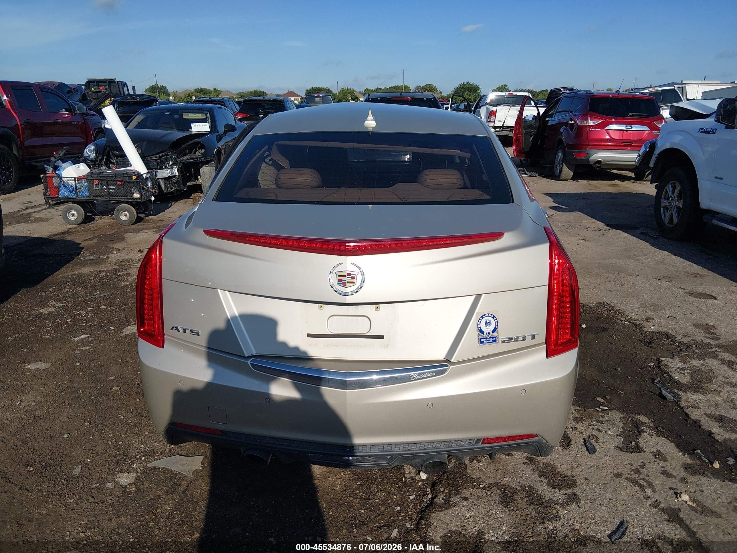2013 Cadillac Ats Luxury Gold vin: 1G6AB5RXXD0177644