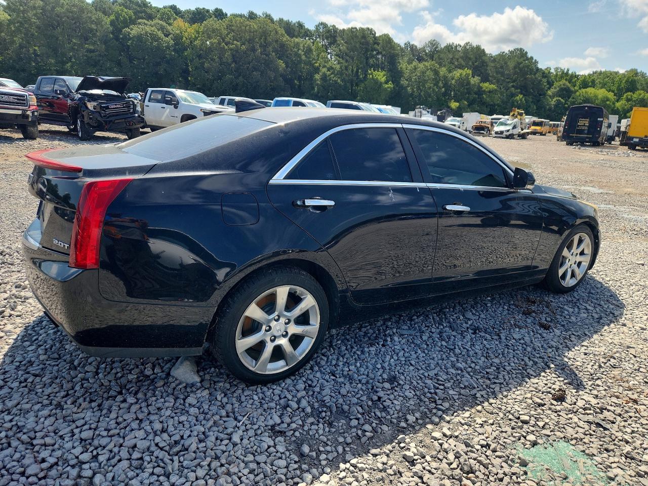 2015 Cadillac Ats Luxury Черный vin: 1G6AB5RXXF0115664