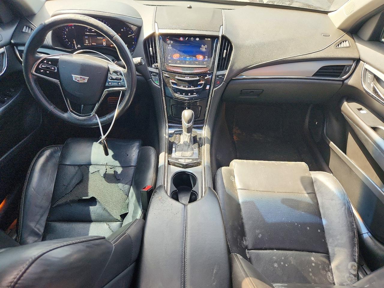 2015 Cadillac Ats Luxury Черный vin: 1G6AB5RXXF0115664