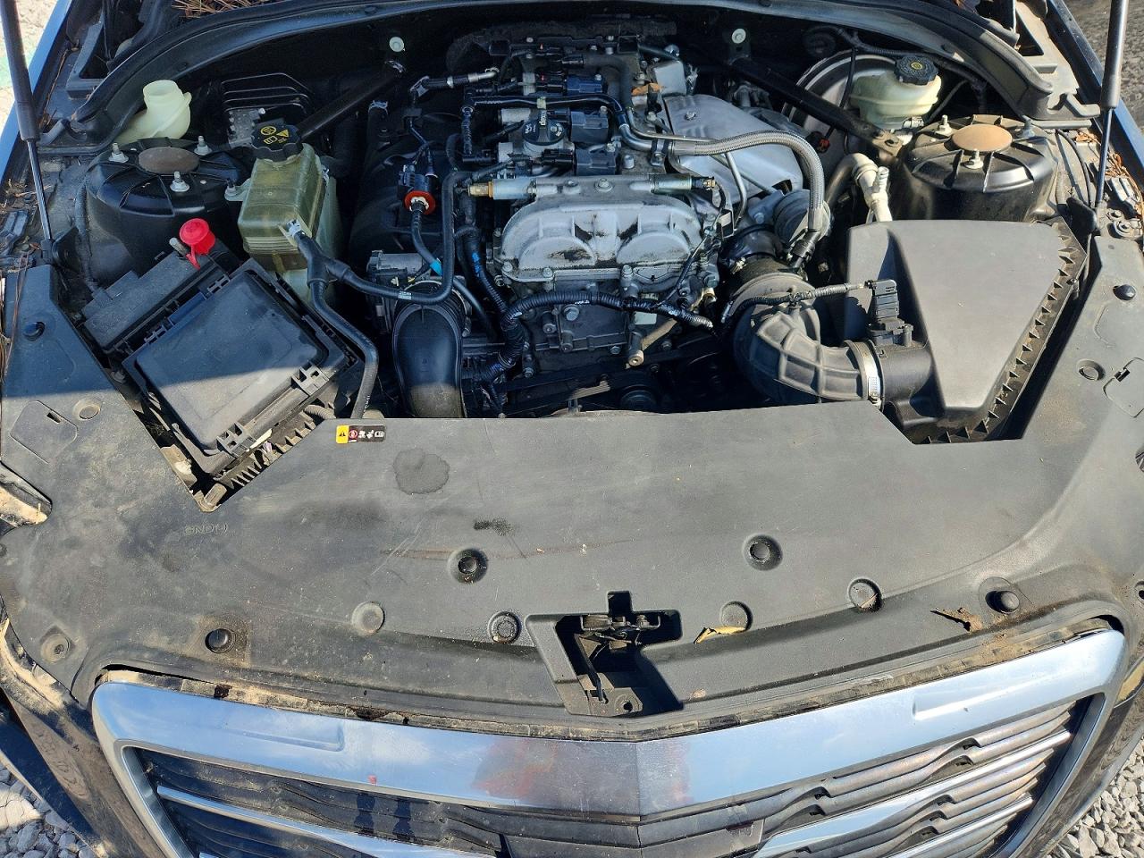 2015 Cadillac Ats Luxury Черный vin: 1G6AB5RXXF0115664