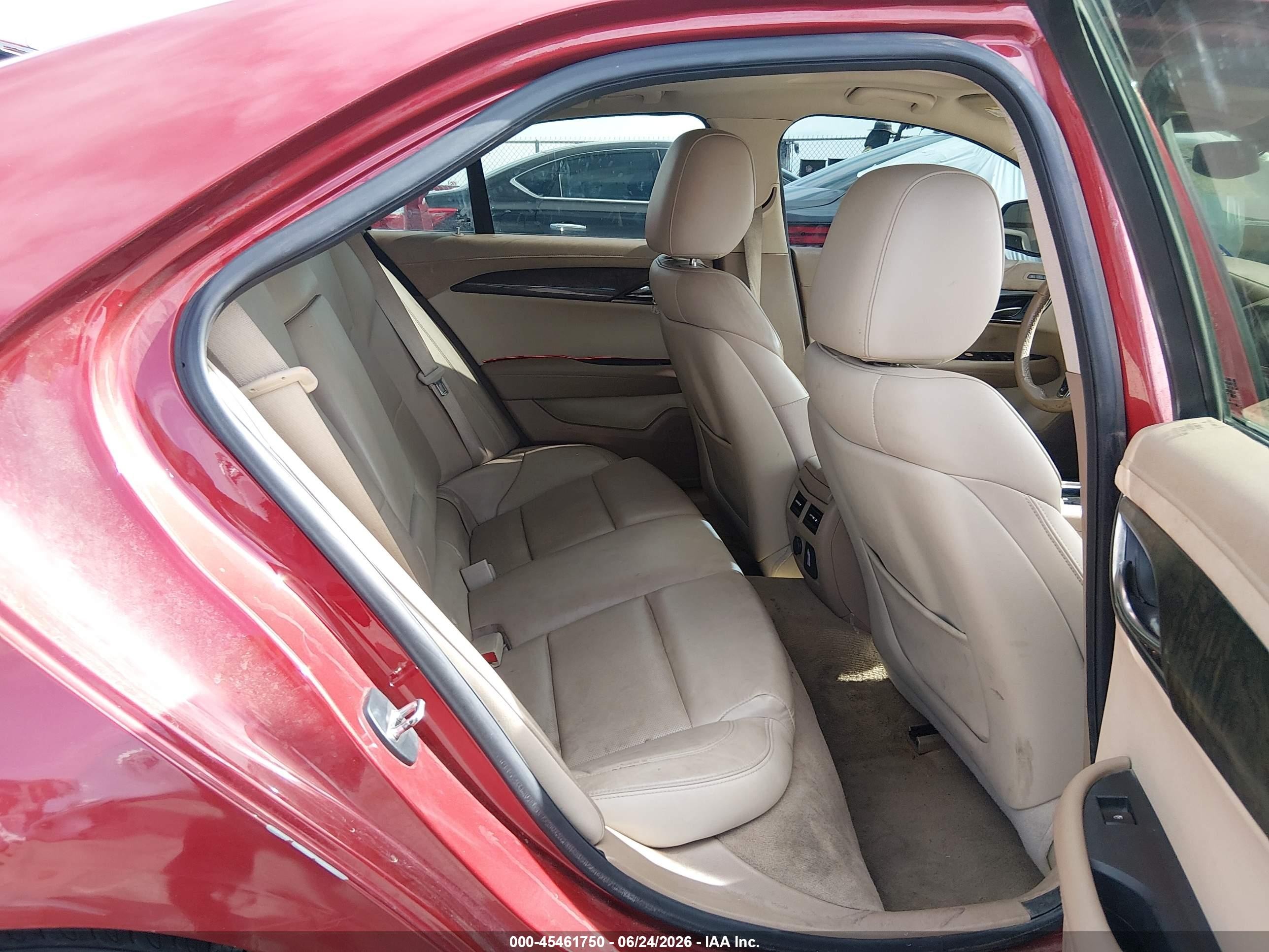 2015 Cadillac Ats Luxury Red vin: 1G6AB5RXXF0122517