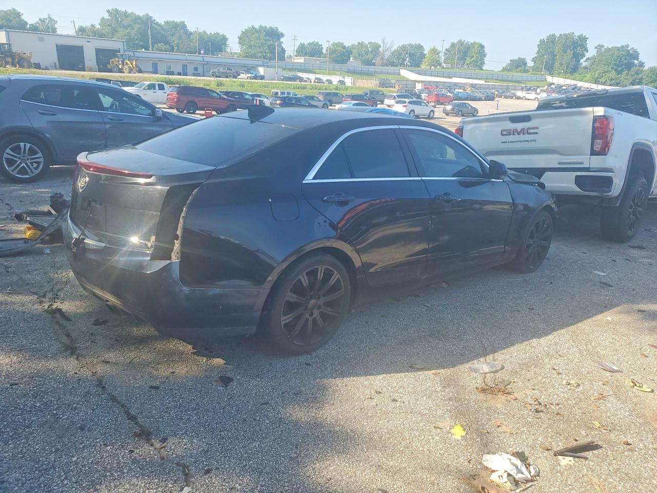2015 Cadillac Ats Luxury Black vin: 1G6AB5RXXF0134280
