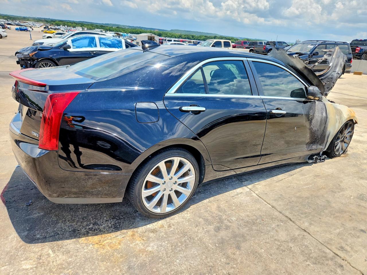 2015 Cadillac Ats Luxury Black vin: 1G6AB5S30F0132772