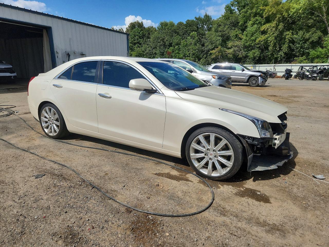 2014 Cadillac Ats Luxury Cream vin: 1G6AB5S33E0106469