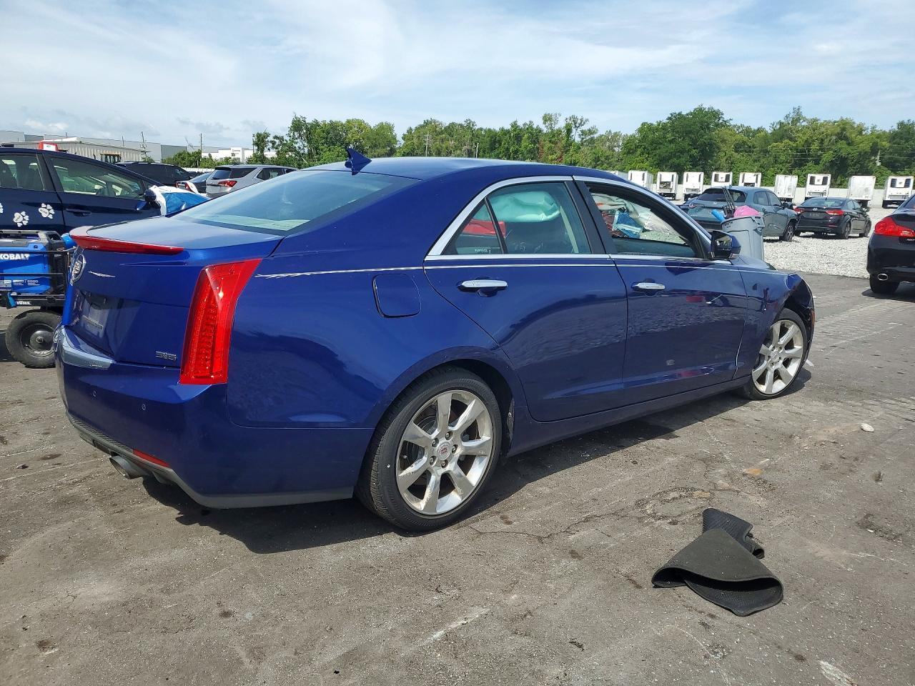 2013 Cadillac Ats Luxury Blue vin: 1G6AB5S35D0149354