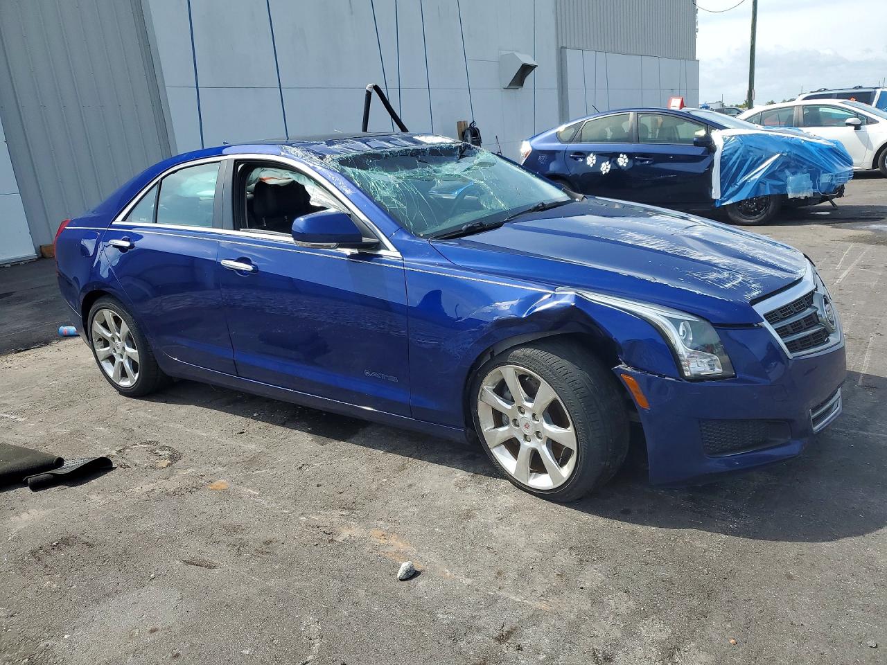 2013 Cadillac Ats Luxury Blue vin: 1G6AB5S35D0149354