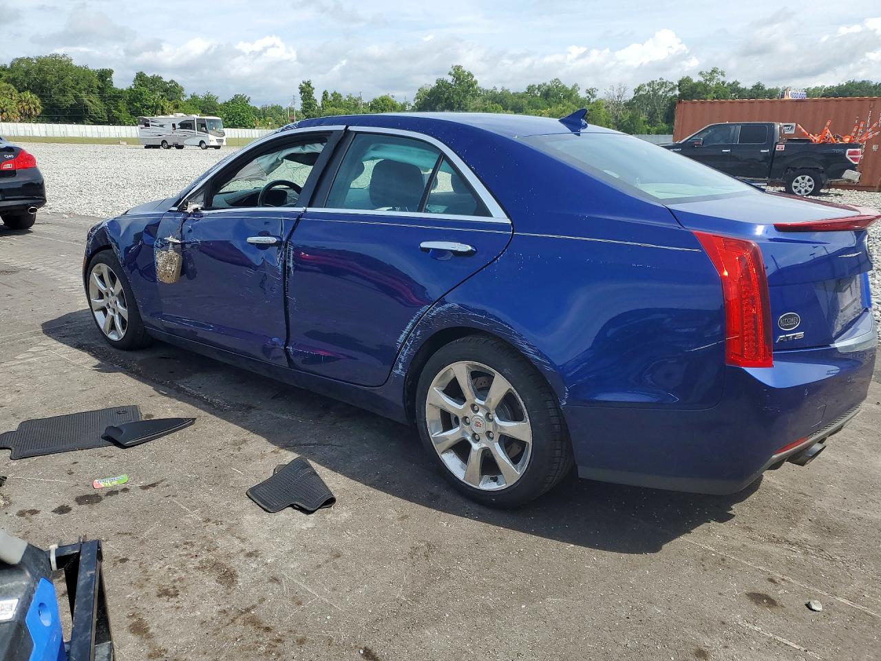 2013 Cadillac Ats Luxury Blue vin: 1G6AB5S35D0149354