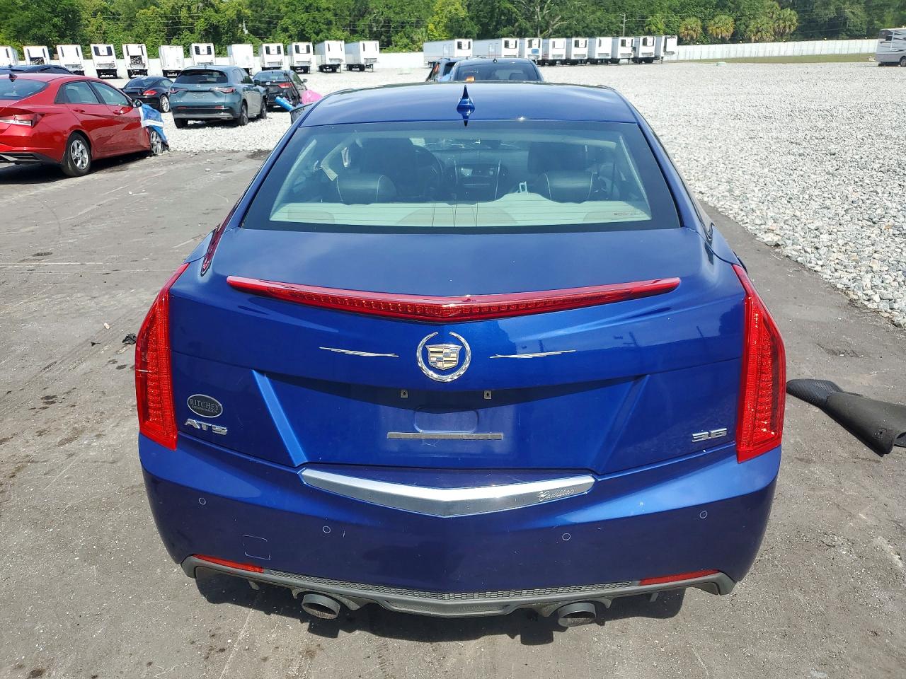 2013 Cadillac Ats Luxury Blue vin: 1G6AB5S35D0149354