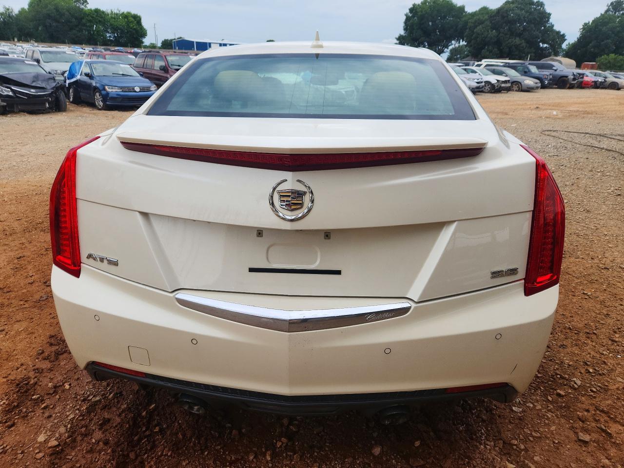 2013 Cadillac Ats Luxury Белый vin: 1G6AB5S38D0149672