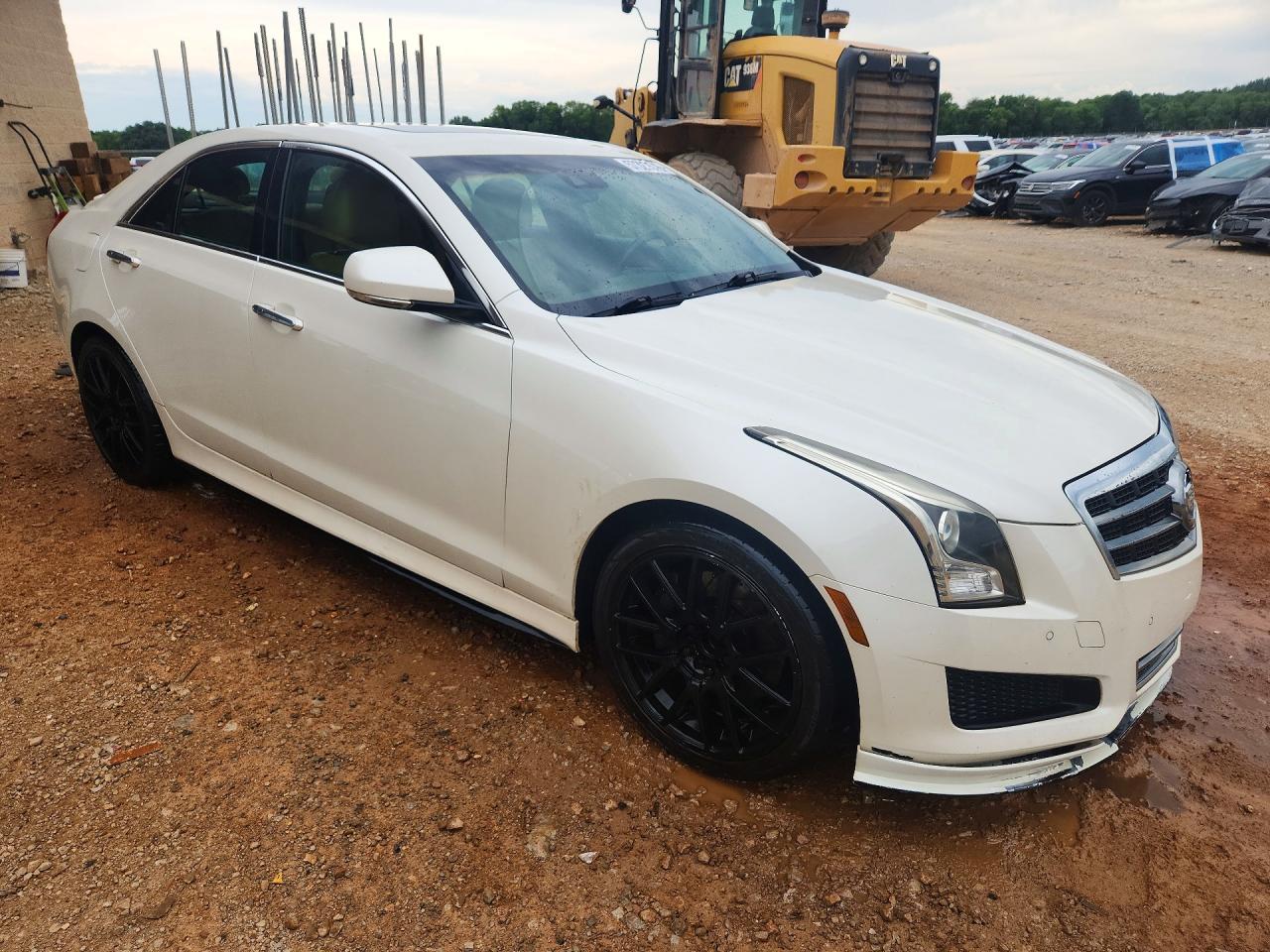 2013 Cadillac Ats Luxury Белый vin: 1G6AB5S38D0149672