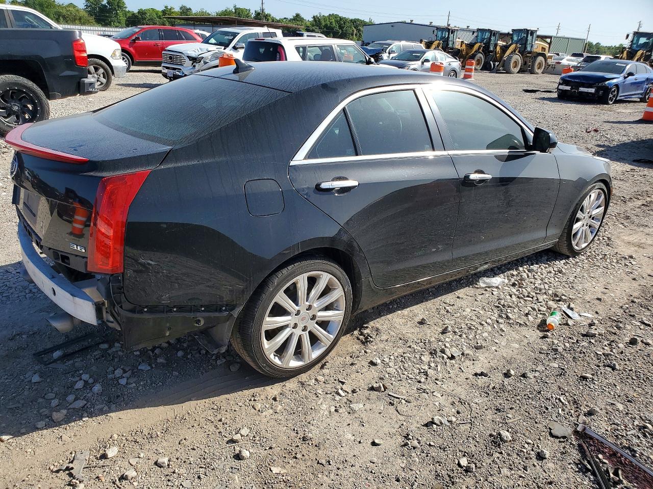 2014 Cadillac Ats Luxury Black vin: 1G6AB5S39E0118416