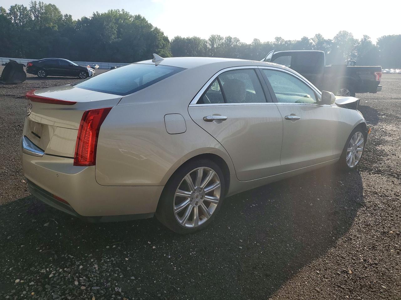 2014 Cadillac Ats Luxury Beige vin: 1G6AB5SA0E0159029