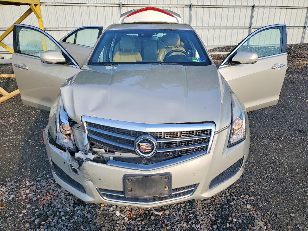 2014 Cadillac Ats Luxury Beige vin: 1G6AB5SA0E0159029
