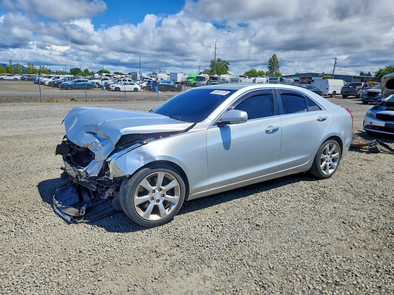 2015 Cadillac Ats Luxury Серебряный vin: 1G6AB5SA2F0122193