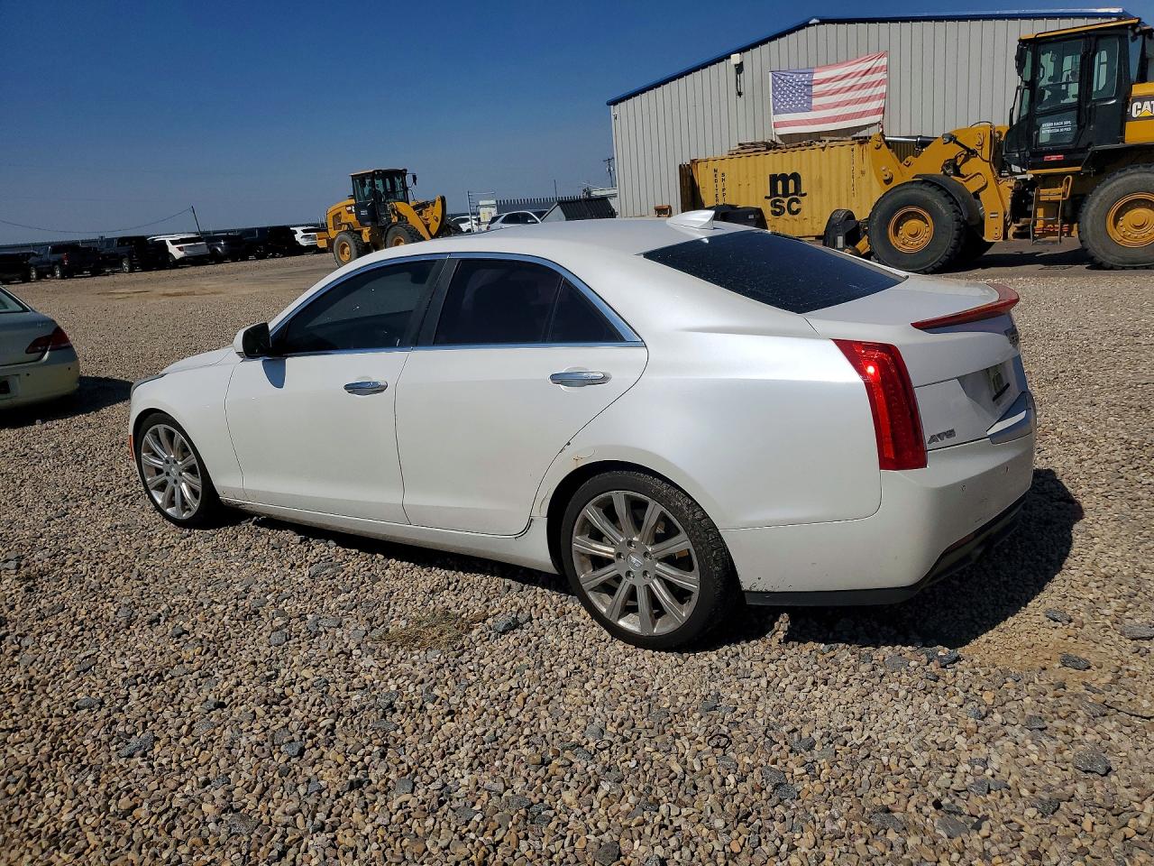 2015 Cadillac Ats Luxury White vin: 1G6AB5SA2F0137583