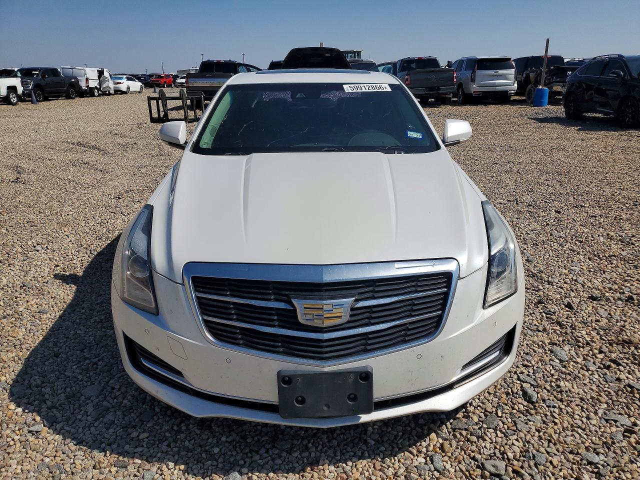 2015 Cadillac Ats Luxury White vin: 1G6AB5SA2F0137583