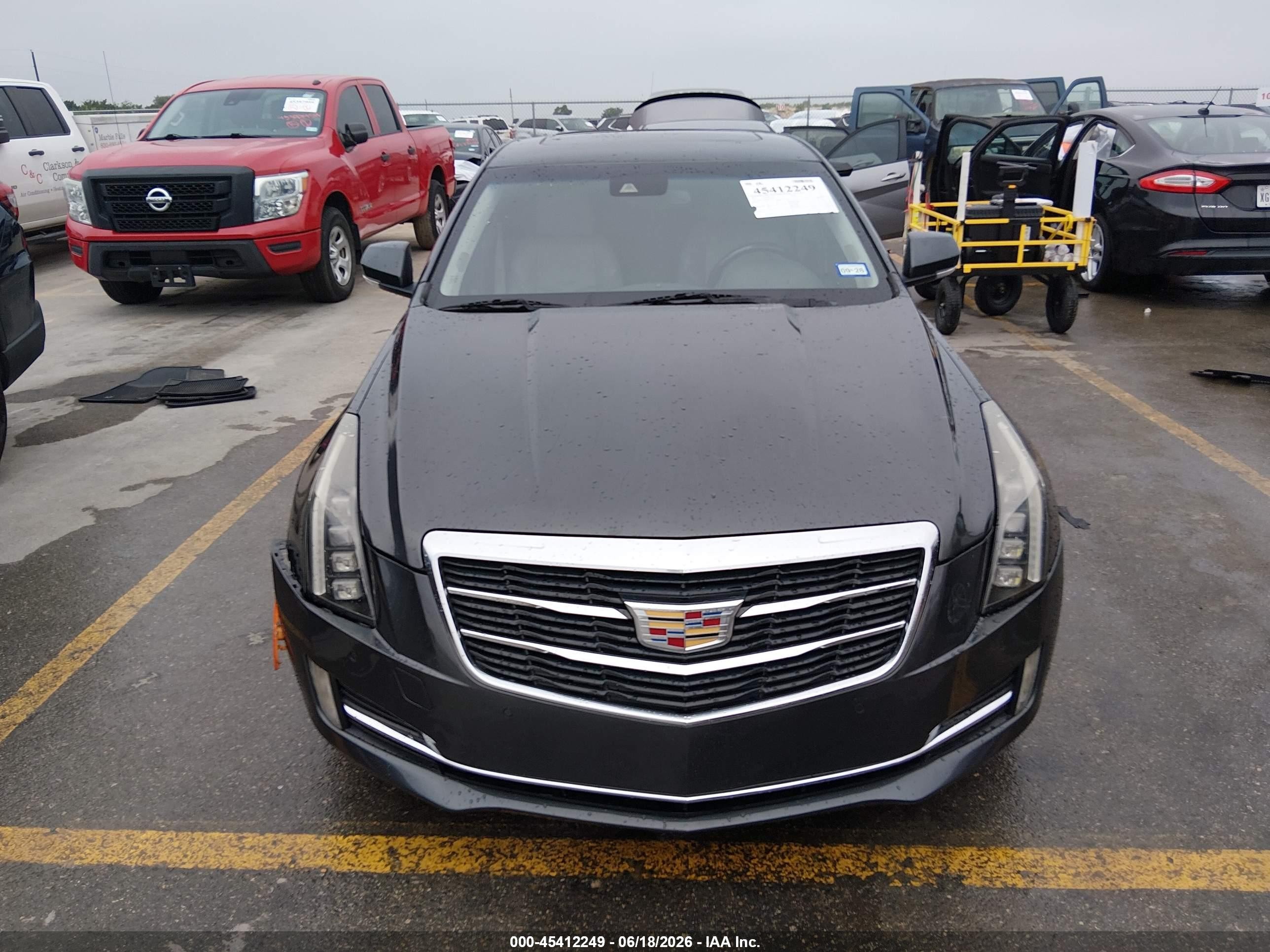 2015 Cadillac Ats Luxury Gray vin: 1G6AB5SA3F0124129