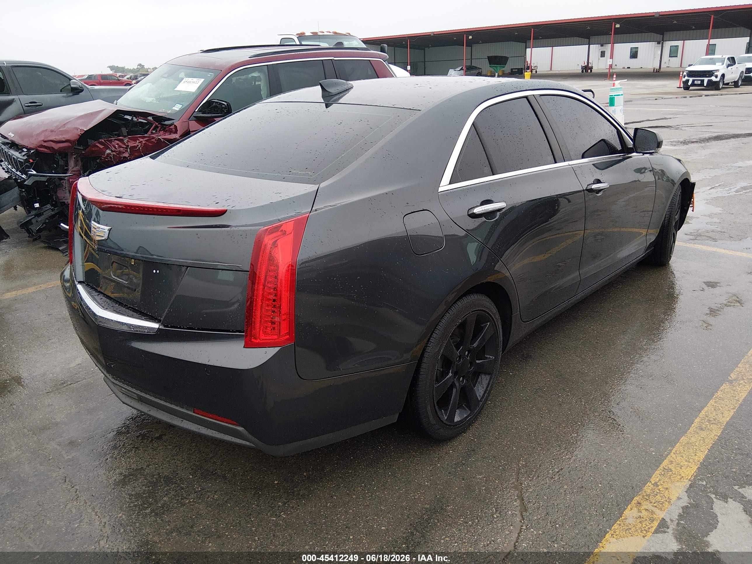 2015 Cadillac Ats Luxury Gray vin: 1G6AB5SA3F0124129