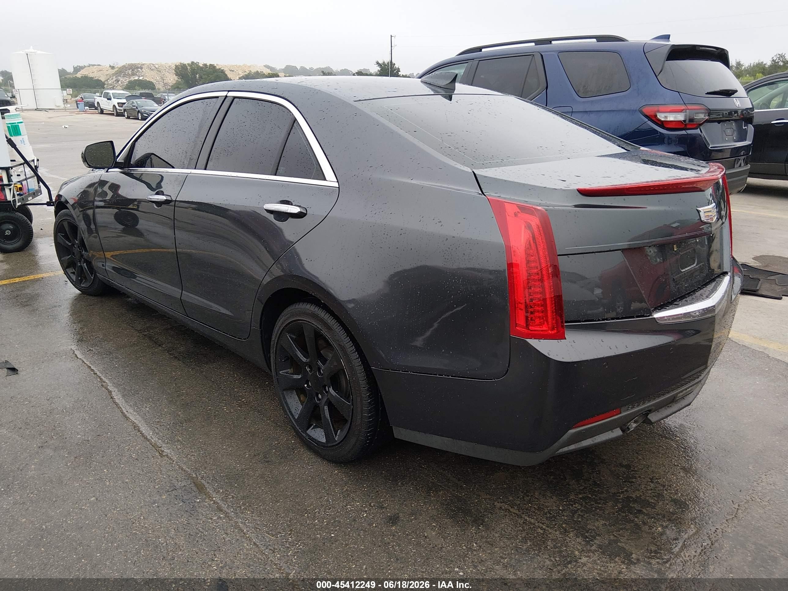 2015 Cadillac Ats Luxury Gray vin: 1G6AB5SA3F0124129