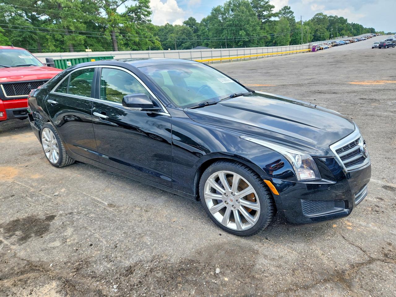 2013 Cadillac Ats Luxury Black vin: 1G6AB5SA4D0122323