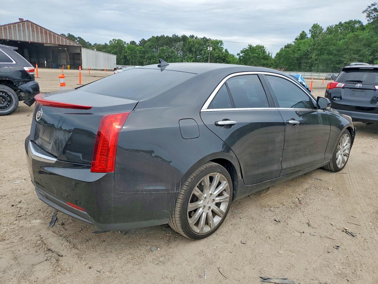 2014 Cadillac Ats Luxury Black vin: 1G6AB5SA4E0112960