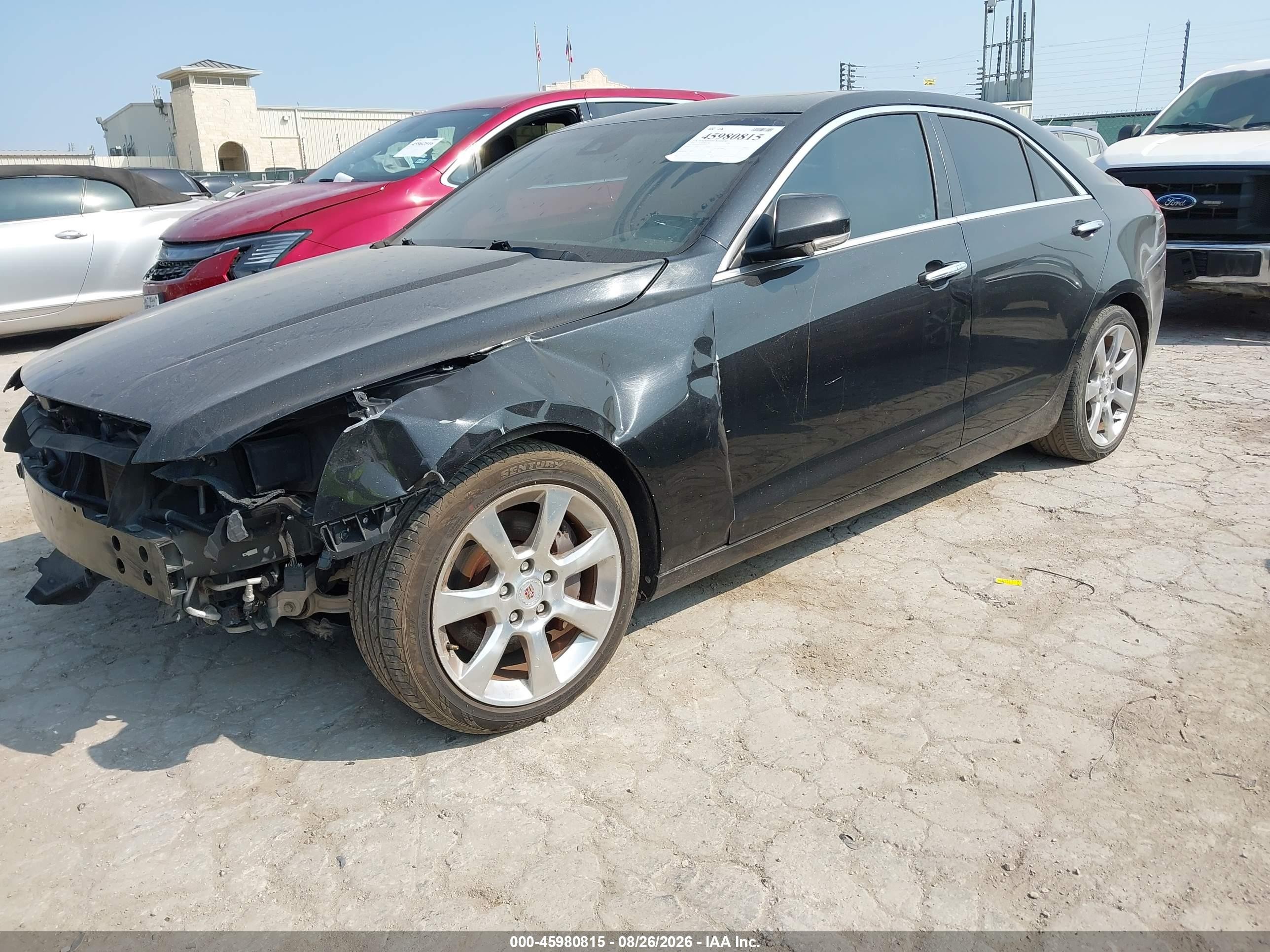 2014 Cadillac Ats Luxury Black vin: 1G6AB5SA5E0101479