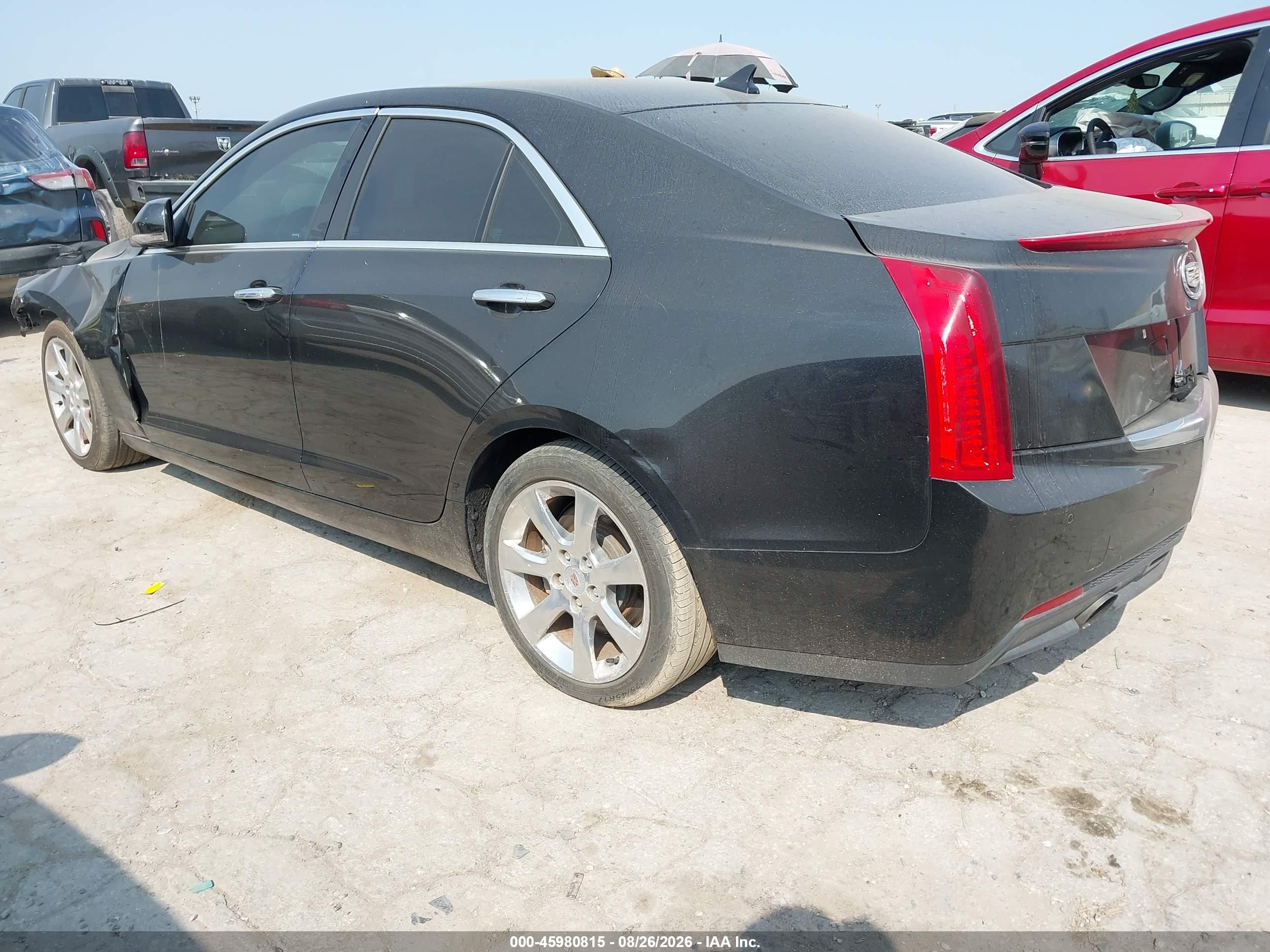 2014 Cadillac Ats Luxury Black vin: 1G6AB5SA5E0101479