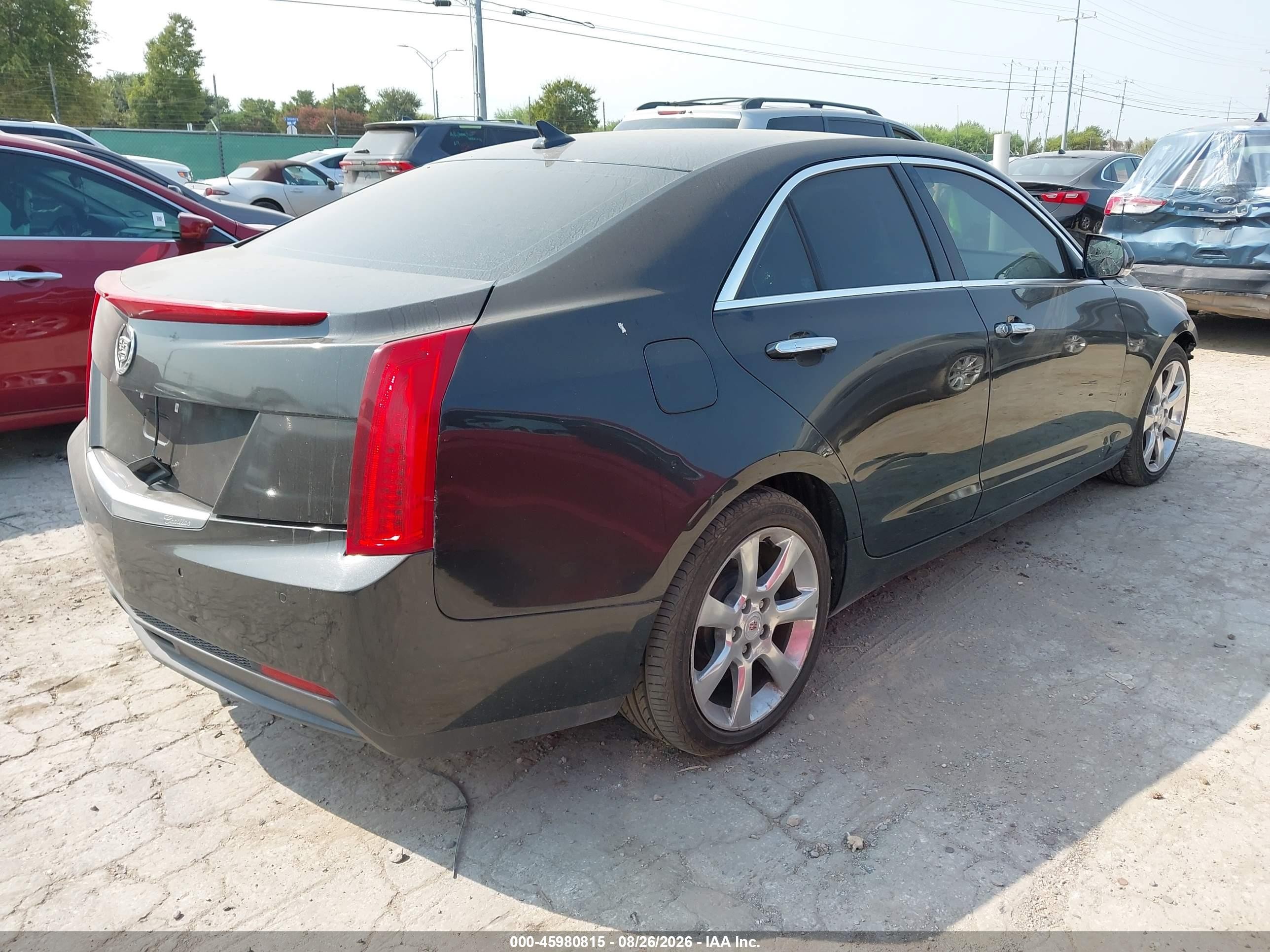 2014 Cadillac Ats Luxury Black vin: 1G6AB5SA5E0101479