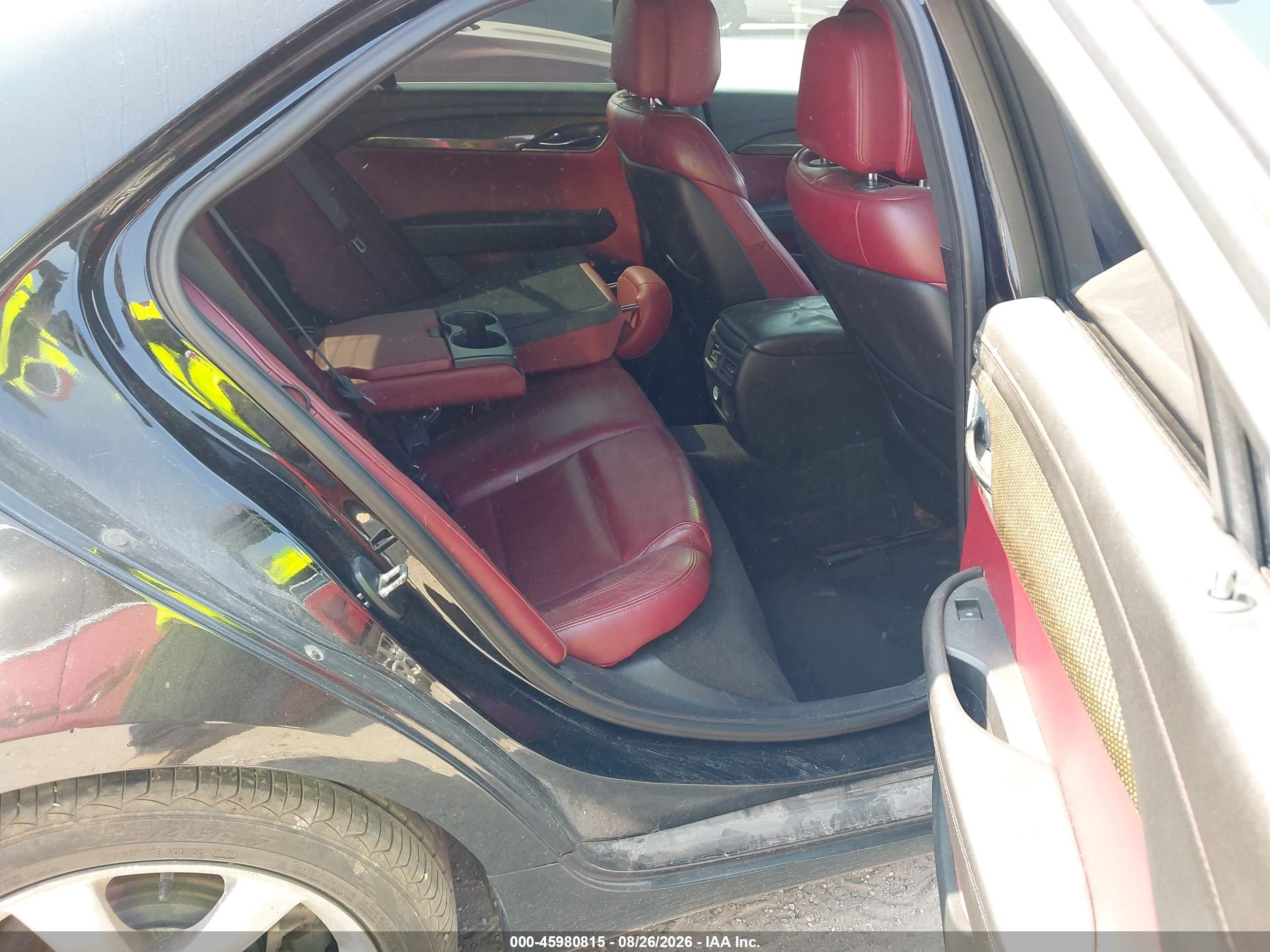 2014 Cadillac Ats Luxury Black vin: 1G6AB5SA5E0101479