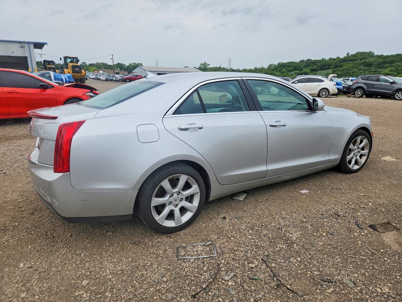 2013 Cadillac Ats Luxury Silver vin: 1G6AB5SA6D0125854