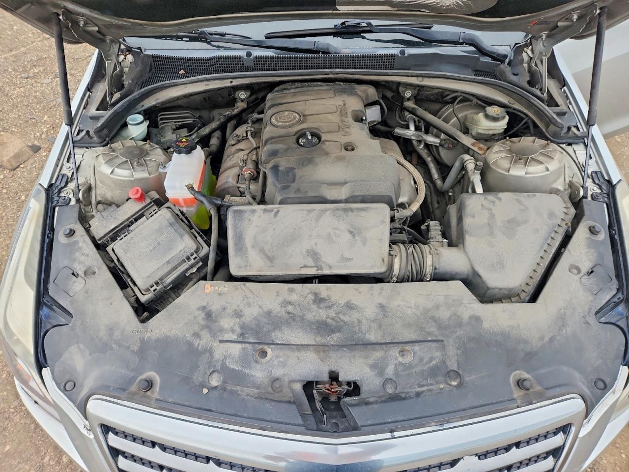 2013 Cadillac Ats Luxury Silver vin: 1G6AB5SA6D0125854