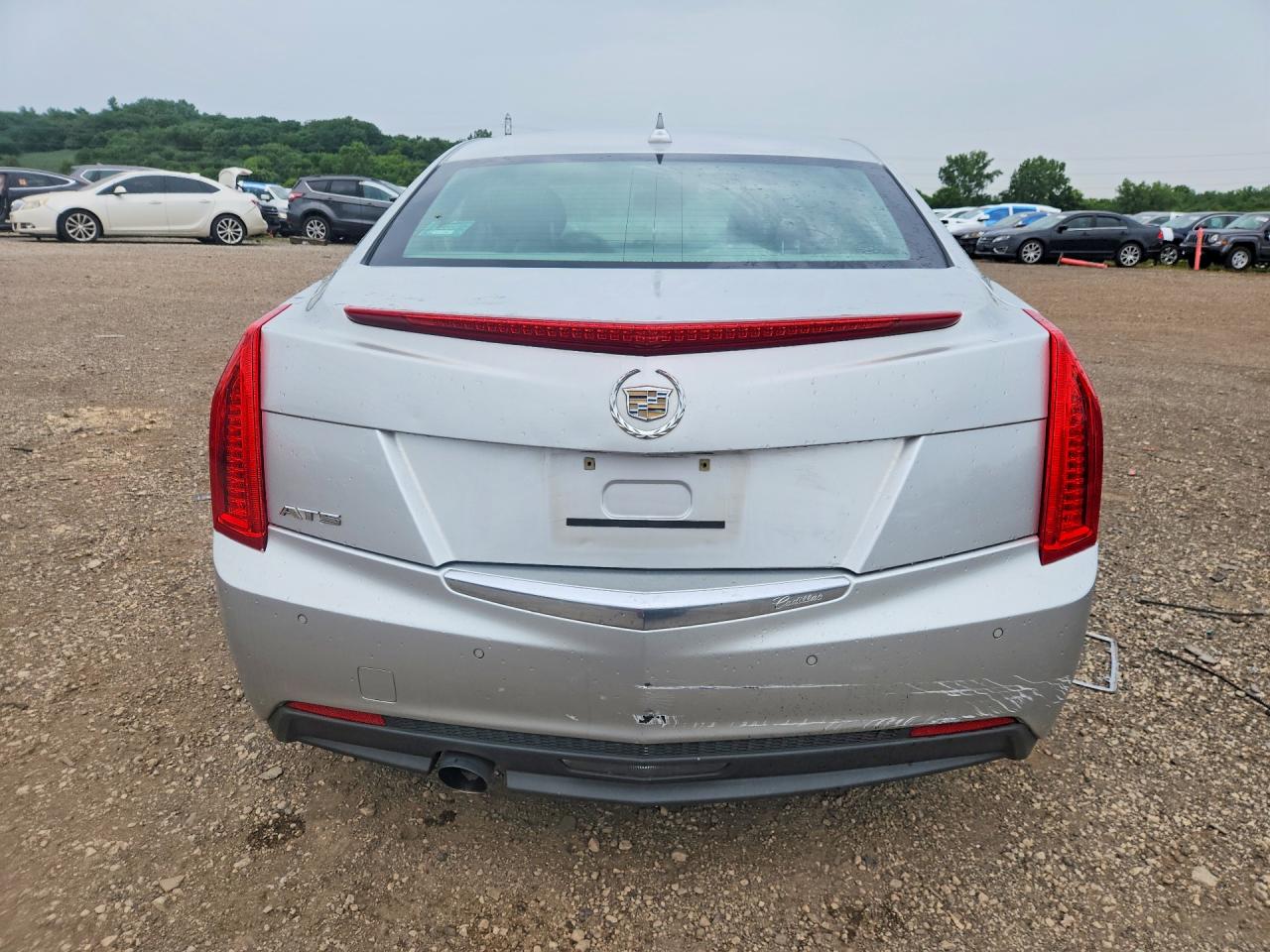 2013 Cadillac Ats Luxury Silver vin: 1G6AB5SA6D0125854