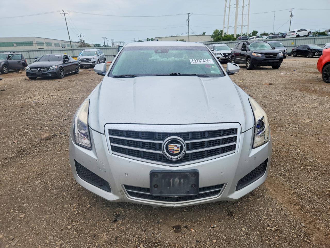 2013 Cadillac Ats Luxury Silver vin: 1G6AB5SA6D0125854