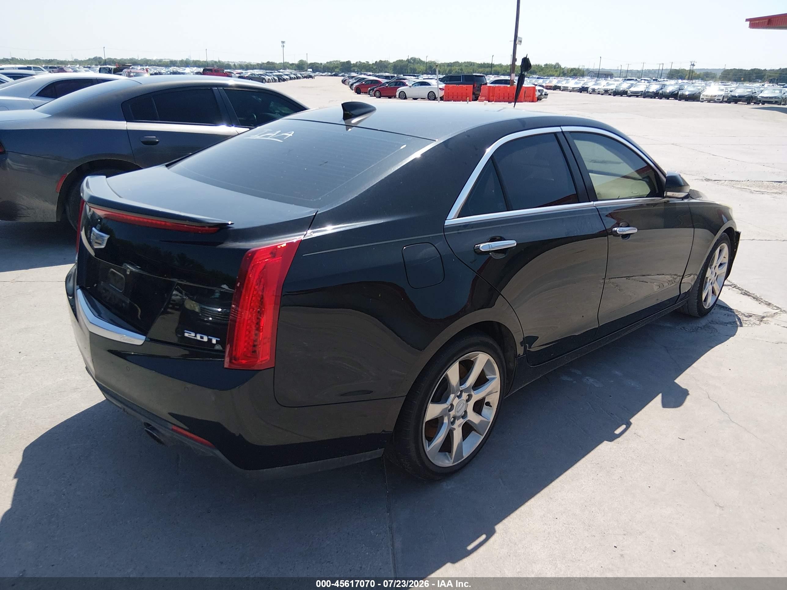 2015 Cadillac Ats Luxury Black vin: 1G6AB5SX0F0131186