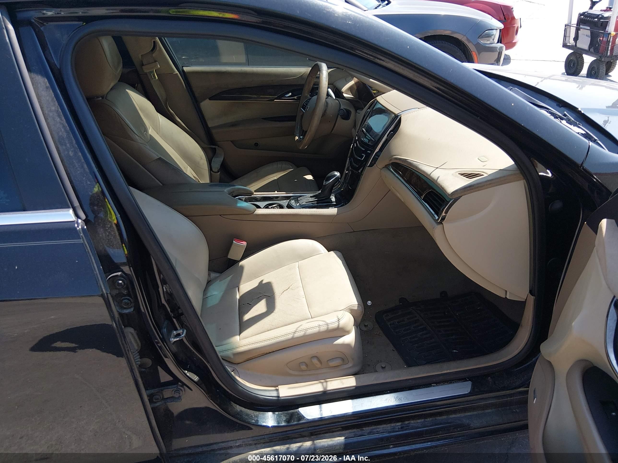 2015 Cadillac Ats Luxury Black vin: 1G6AB5SX0F0131186