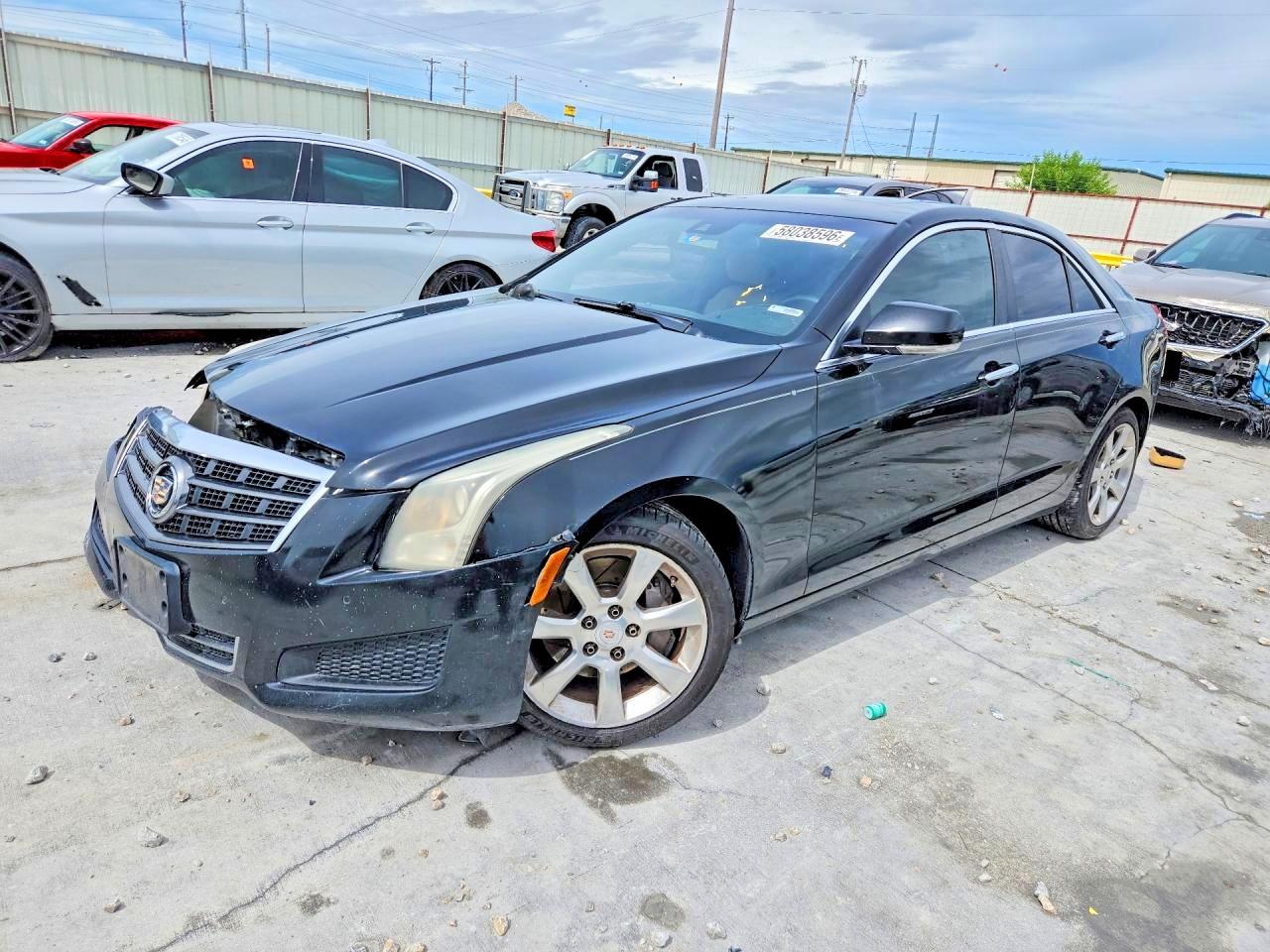 2014 Cadillac Ats Luxury Черный vin: 1G6AB5SX1E0129686
