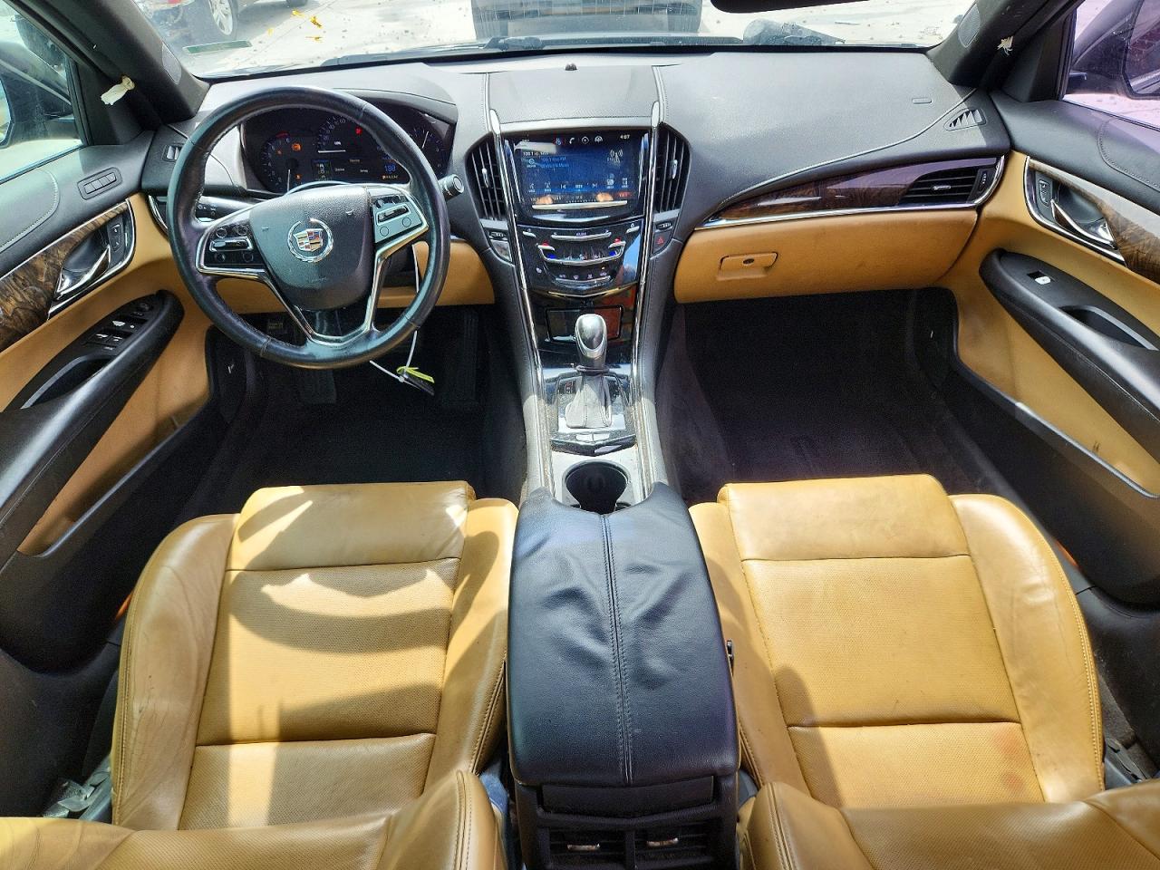 2014 Cadillac Ats Luxury Черный vin: 1G6AB5SX1E0129686