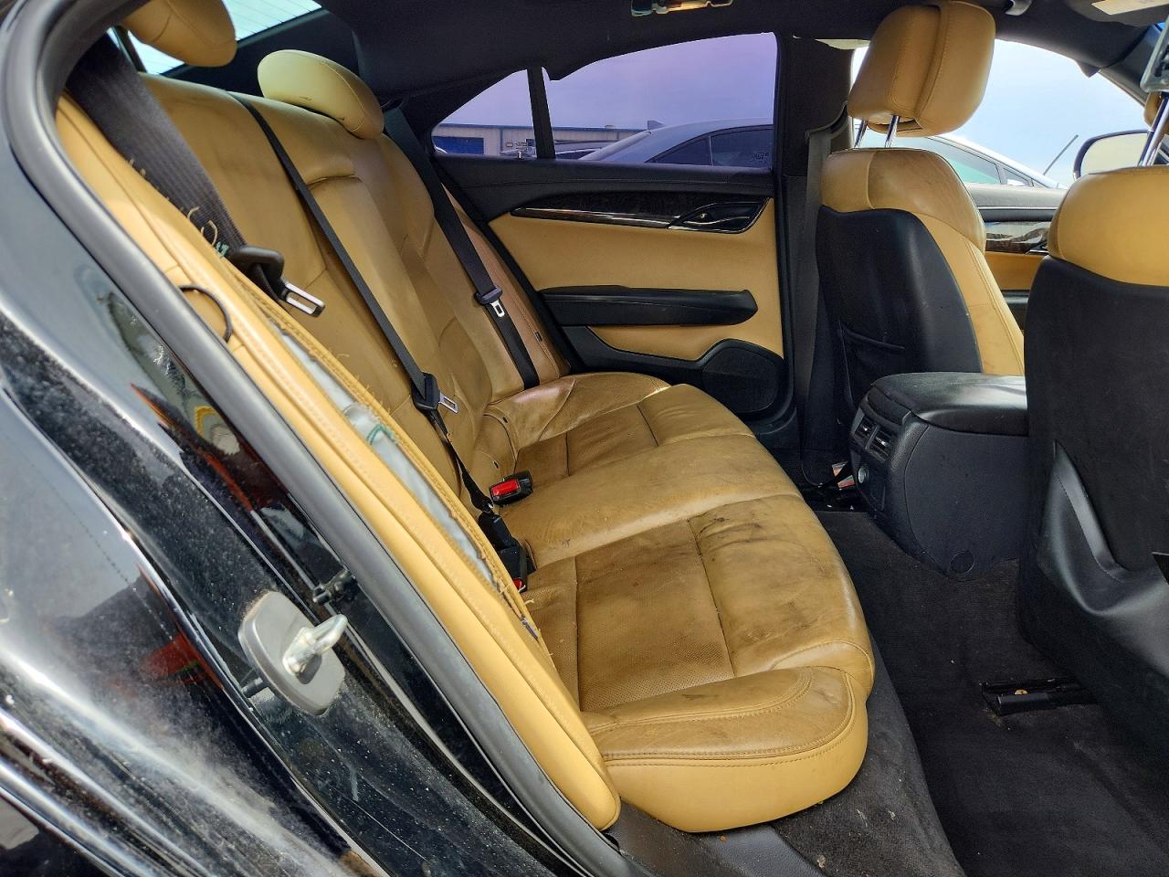 2014 Cadillac Ats Luxury Черный vin: 1G6AB5SX1E0129686