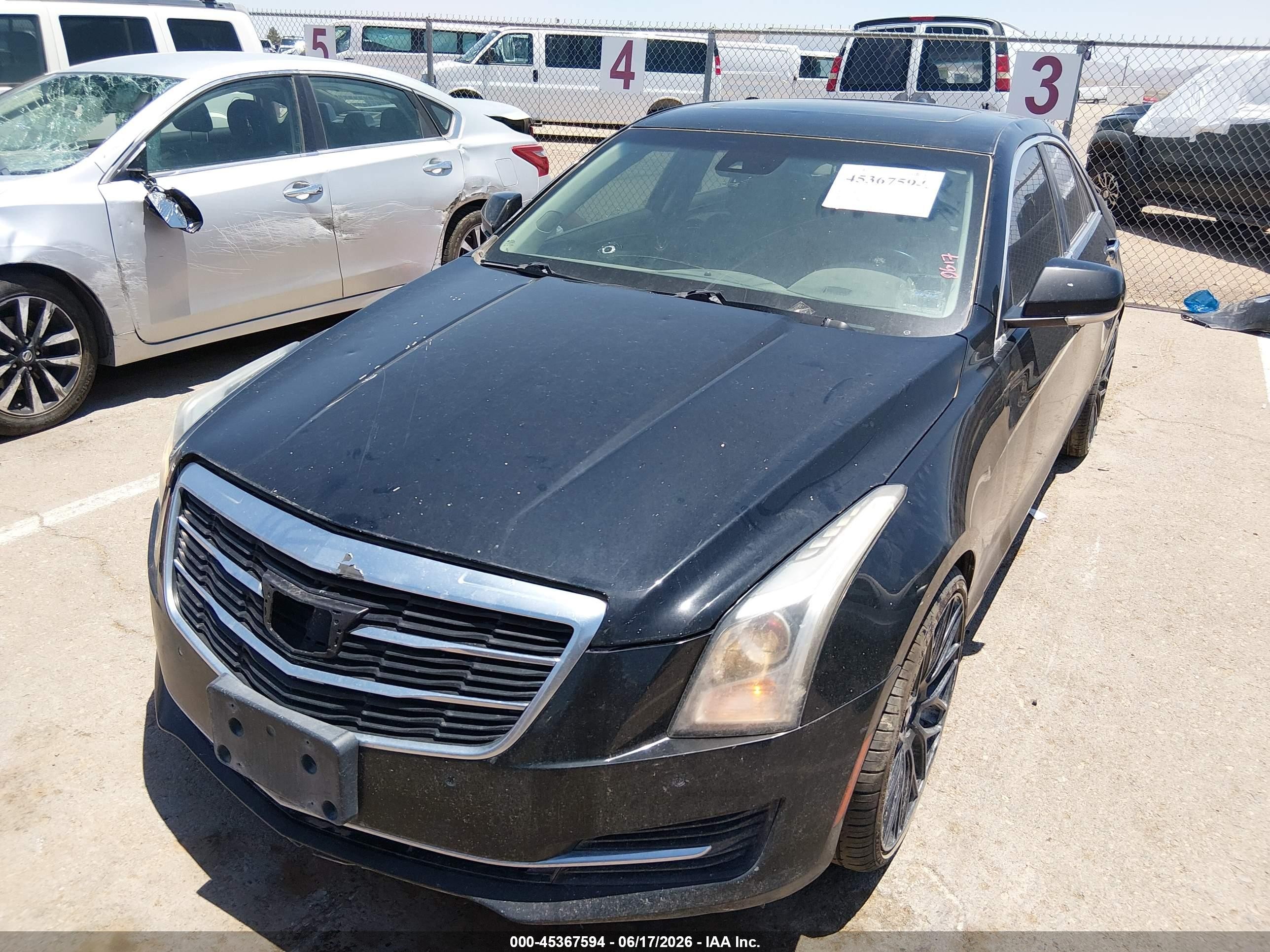 2015 Cadillac Ats Luxury Black vin: 1G6AB5SX1F0107608