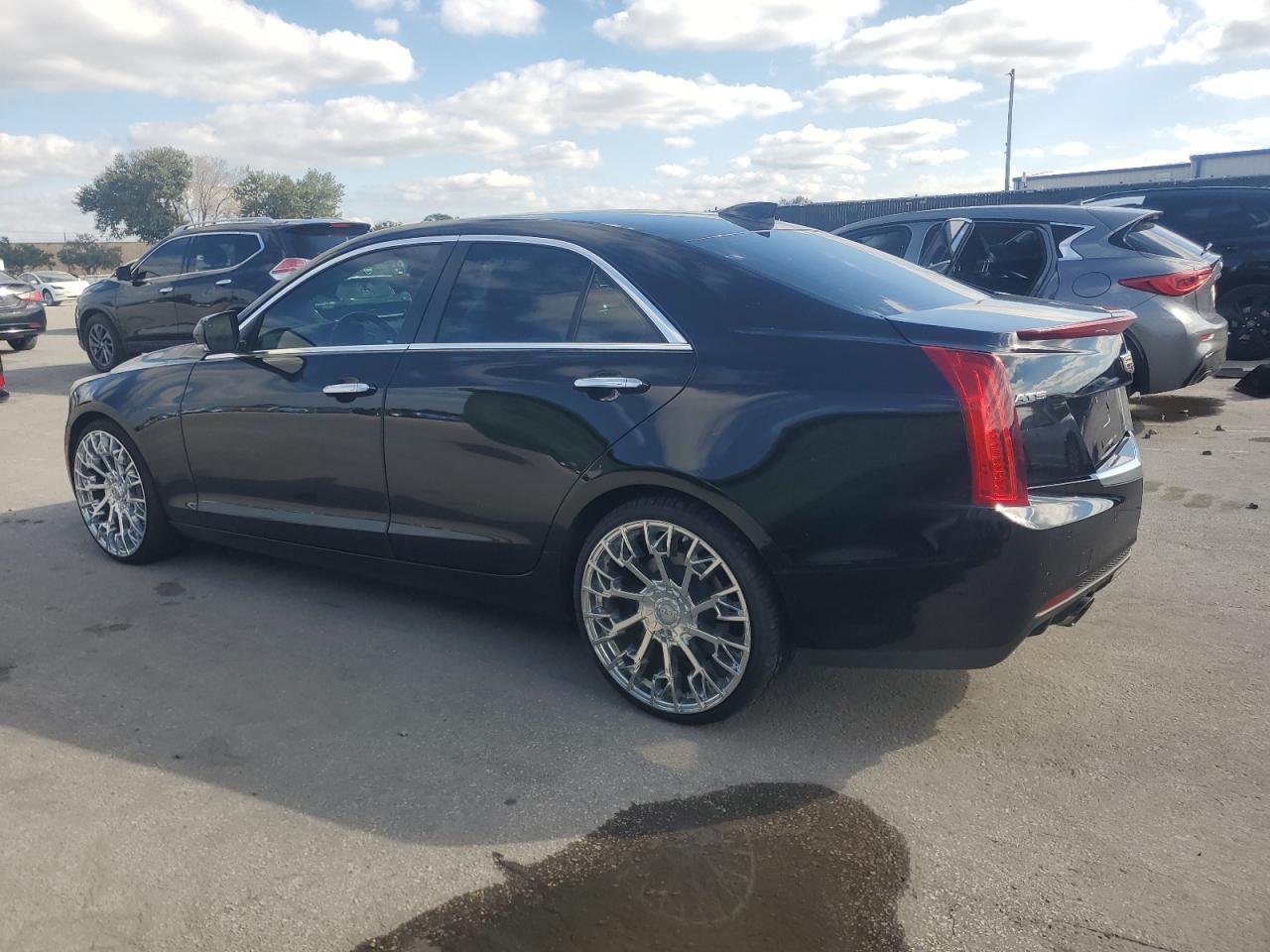 2018 Cadillac Ats Luxury Черный vin: 1G6AB5SX3J0104833