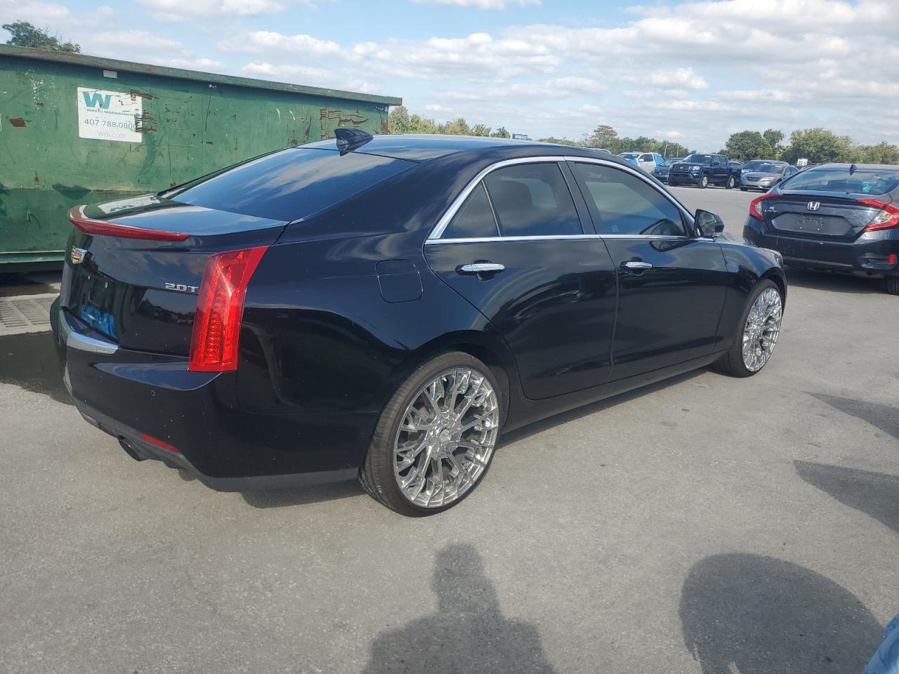 2018 Cadillac Ats Luxury Черный vin: 1G6AB5SX3J0104833