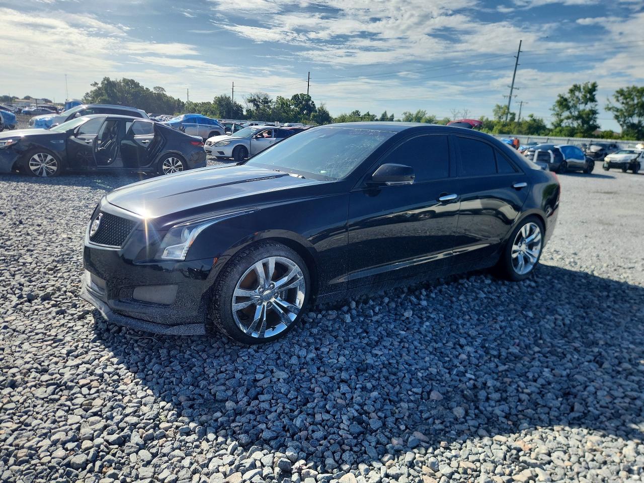 2014 Cadillac Ats Luxury Black vin: 1G6AB5SX6E0171500