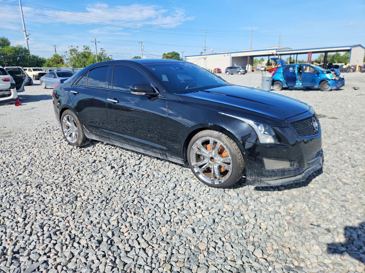 2014 Cadillac Ats Luxury Black vin: 1G6AB5SX6E0171500