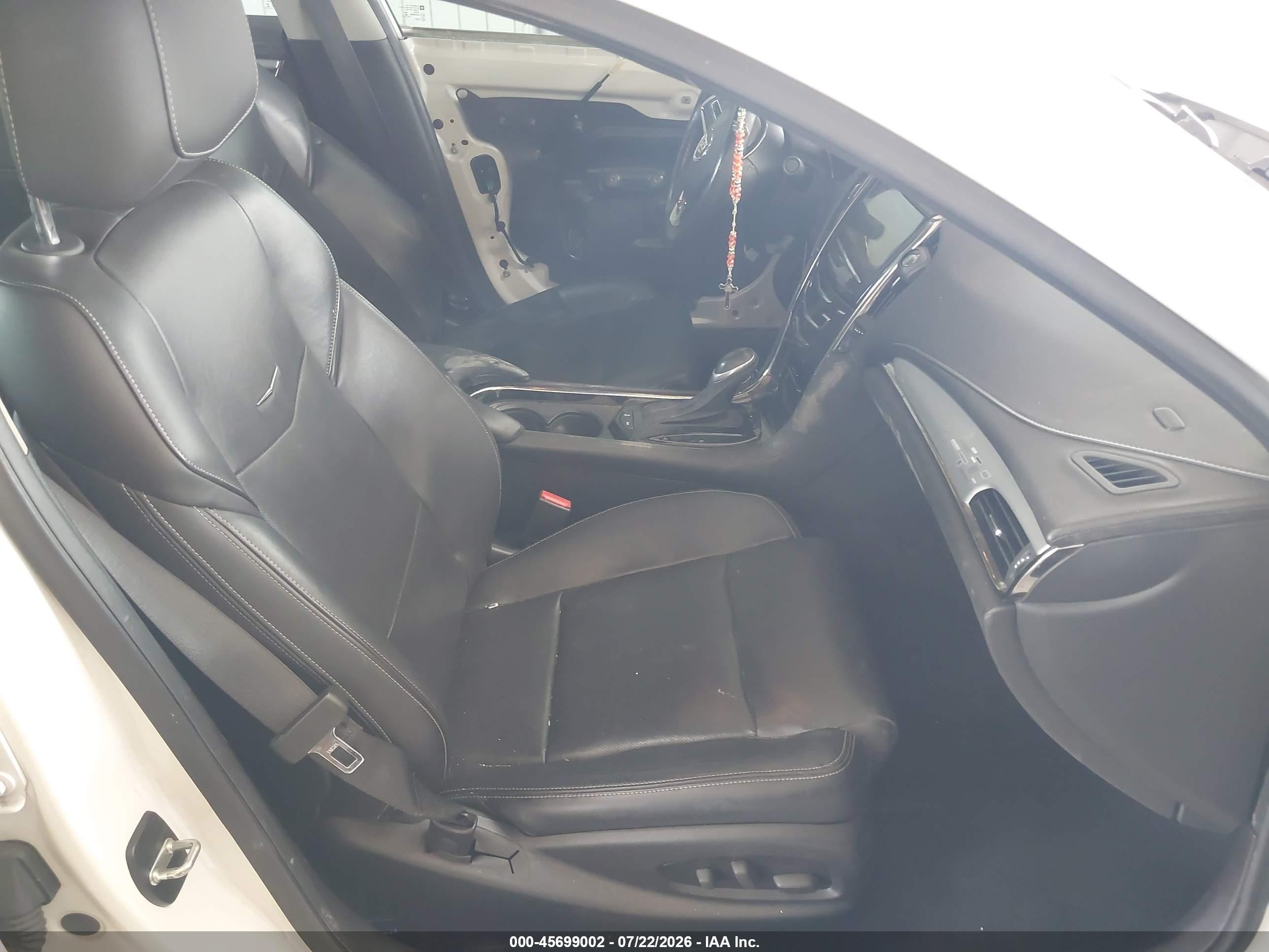 2013 Cadillac Ats Luxury White vin: 1G6AB5SX7D0125690