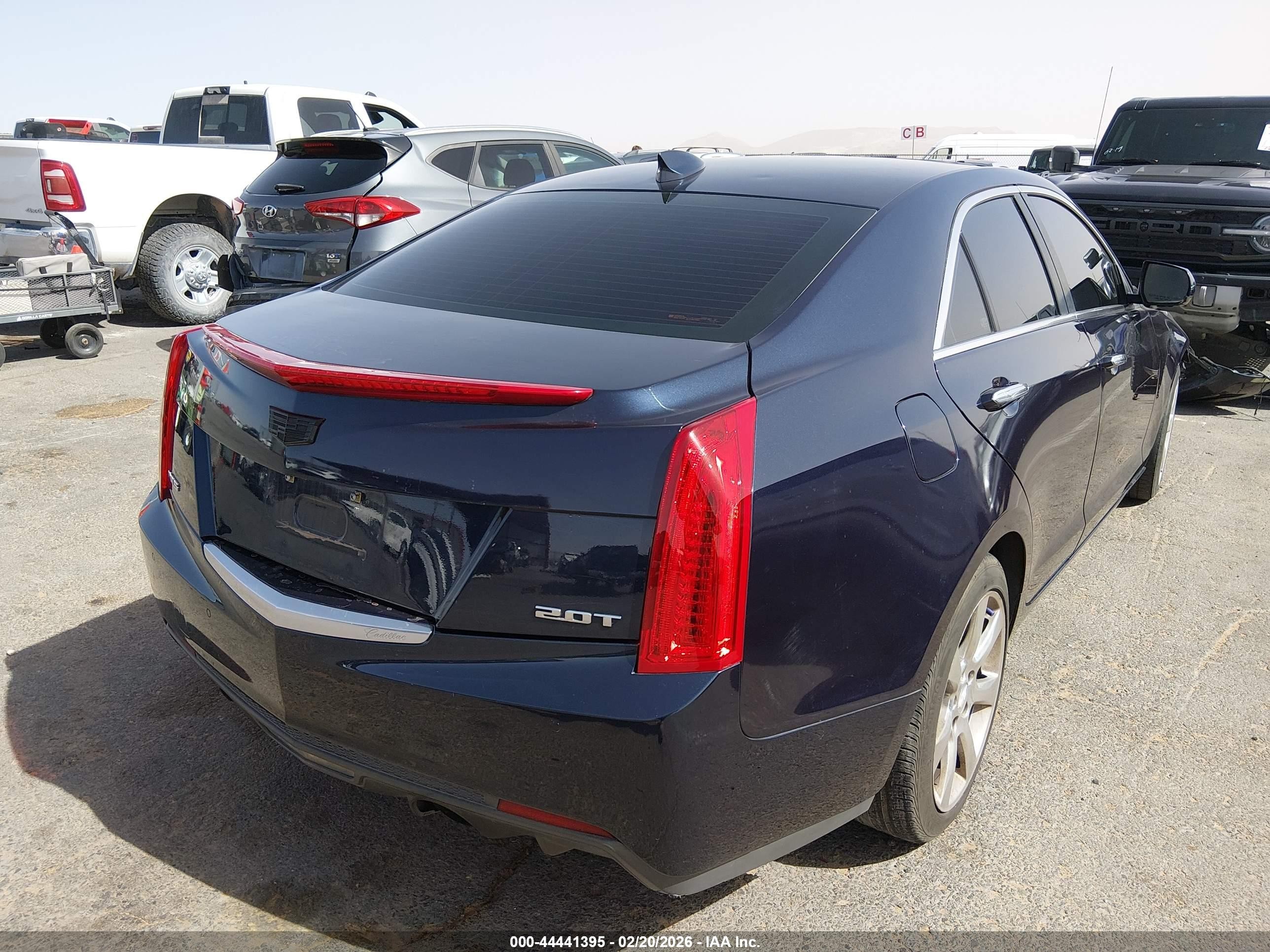 2015 Cadillac Ats Luxury Blue vin: 1G6AB5SX7F0130441