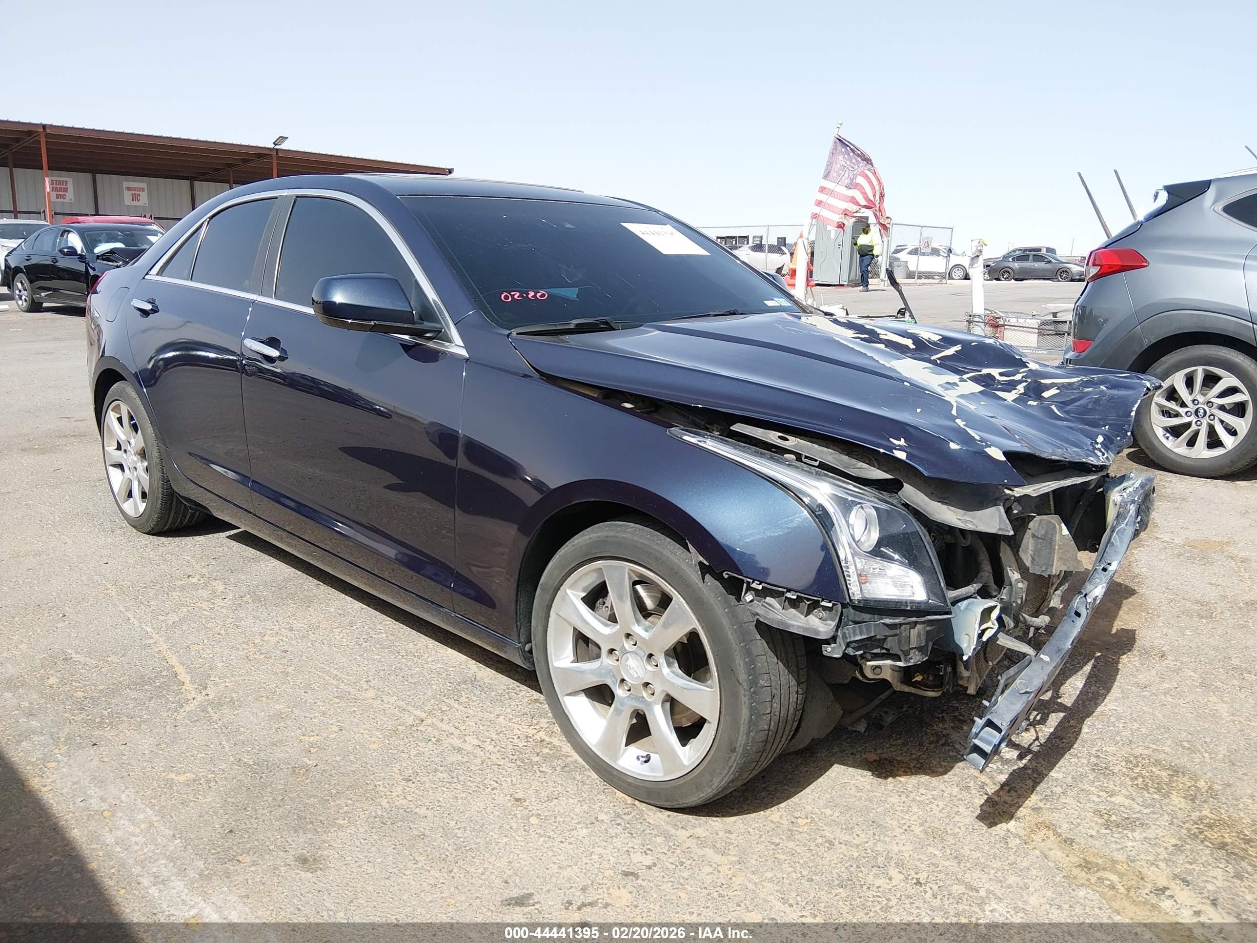 2015 Cadillac Ats Luxury Blue vin: 1G6AB5SX7F0130441